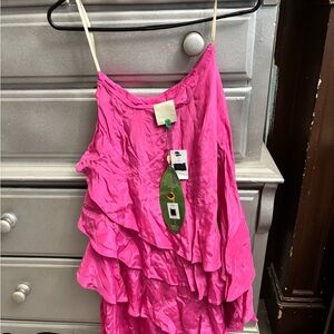 FARM Rio Asymmetrical Pink Skirt